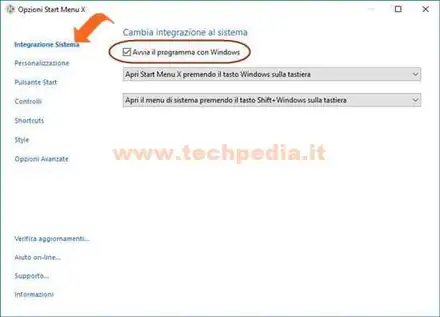START MENU X 120